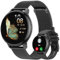 Smartwatch Damen Herren mit Stahlband Telefonfunktion - 1,19 AMOLED Touchscreen Fitnessuhr, IP68/100+ Sportarten/Herzfrequenz/SpO2/Schlafmonitor/Schrittzähler/DIY-Zifferblatt für iOS Android