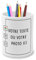 Fabulous Pot à Crayon en Céramique - Personnalisable Personnalisé avec Votre et Image et Votre Texte - 325 ml