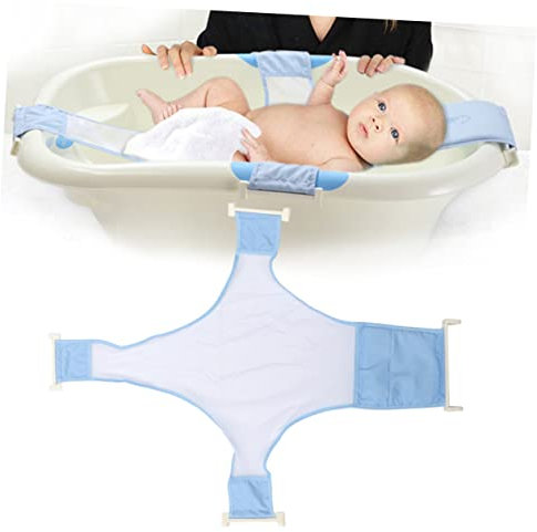 Hohopeti Badesitz-stütznetz Für Neugeborene Rutschfestes Sicherheitsbadebett Verstellbares Langlebiges Material Bequemem Halt