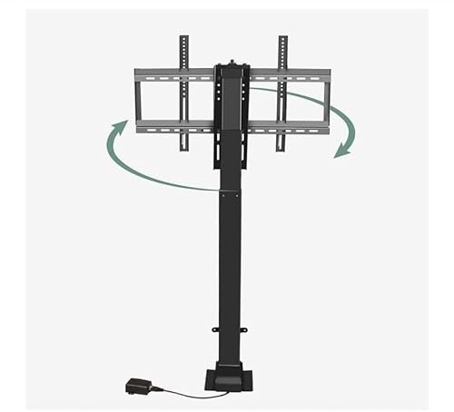 Support De Plafond TV électrique, Rotation Manuelle à 360° à Gauche Et à Droite, Convient Aux écrans LED De 26 à 70 Pouces Support TV De Plafond Motorisé, Avec Charge De 60 Kg/132 ​​lb
