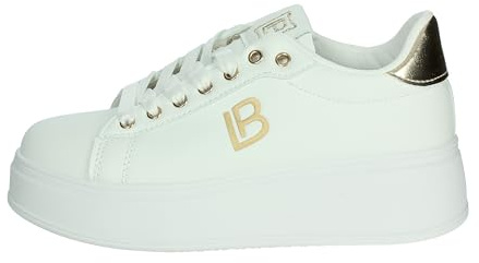 Laura Biagiotti Sneakers Bassa 8930 Bianco/Oro - 38