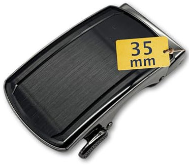 Cartvelli Gürtelschnalle für 35mm Schwarz Matt GS35004-MBG