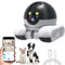 Pet Camera Home Security Camera,1080P Indoor Movable Camera,2 Way Talk,Motion Detection,Night Vision,Wireless House Movable Camera with APP Remote Control for Cats Dogs