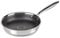ROSMARINO HexaPro 3.0 - Padella in acciaio INOX, 24 cm, con perfetta distribuzione del calore, resistente ai graffi, al forno e facile da pulire, ideale per