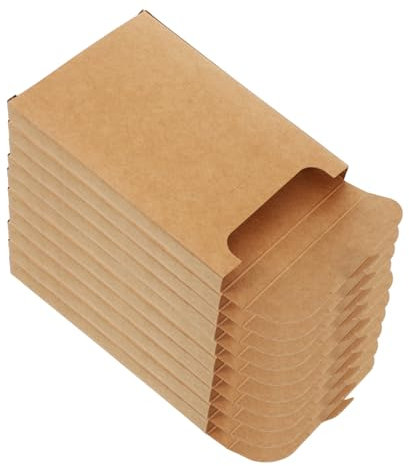 ERINGOGO 20 Stück Boxen Laptop-Versandkartons Pappkartons Kartons für den Versand Verpackungskästen Boxen für kleine Unternehmen Versandkartons für kleine Unternehmen Kraftpapier Khaki