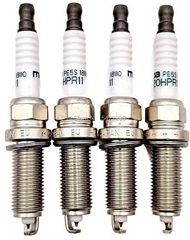 4 Stück PE5S-18-110 ZC20HPR11 Iridium-Zündkerzen für Mazda 2, 3, 6, CX-3, CX-5, MX-5 1.5, 2.0, 2.5