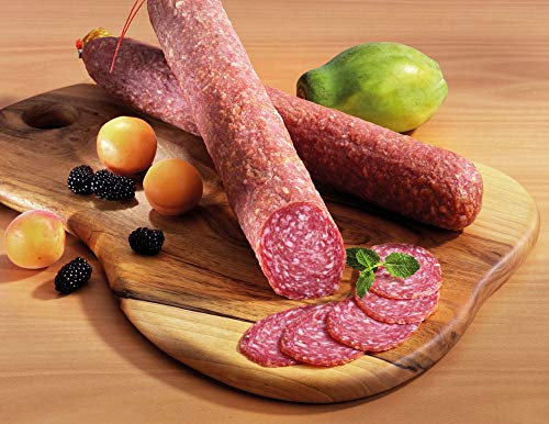 Luftgetrocknete Deelenmettwurst – ca. 500g Stück | Traditionelle Trocknung für intensives Aroma | Rustikaler Genuss & authentischer Geschmack | Ideal für Brotzeiten & Snacks | Premium Wurstspezialität