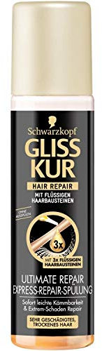 3 x Gliss Kur Express Repair Spülung ULTIMATE REPAIR extreme Haarschäden - 200 ml