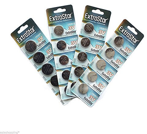 50 BATTERIE A BOTTONE CR2032 LITIO 3 V PILE CR 2032