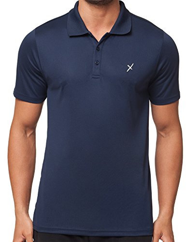 CFLEX Herren Sport Shirt Fitness Polo-Shirt Sportswear Collection - Navy M
