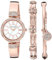 Anne Klein Women's Premium Crystal Accented Watch and Bracelet Set
