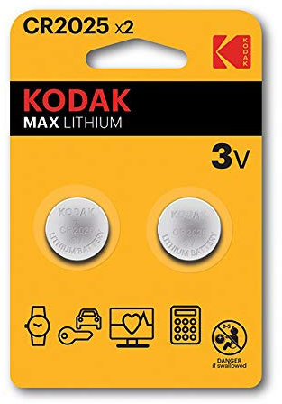 Kodak Pilas Litio Cr2025 Ultra MAX Lithium 3V (2 Uds)