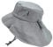 Jan & Jul Schnell Trocknender Baby UV-Sonnenhut mit Langem Nackenschutz (S: 0-6 Monate, Grau)
