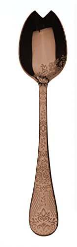MEPRA AZ1098CB1122 Salad Spoon Salatlöffel Casablanca Bronzo, 18/10 Edelstahl beschichtet mit PVD-Titan, Kupfer