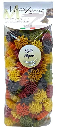 Bunte Pasta Edelweiß / Stelle Alpine, 500 g, Farbige Nudeln, Marco Zanier