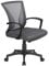 Yaheetech Sedia da Ufficio Scrivania Girevole Altezza Regolabile con Rotelle e Braccioli Ergonomica Reclinabile in Tessuto Traspirante Portata 136 kg Grigia Scura