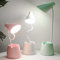 Schreibtischlampe Kinder, Molbory LED Dimmbare 24 Led Augenfreundliche Tischlampe 3 Helligkeitsstufen USB Wiederaufladbar Touch-Schalter Schreibtischlampe Kinder für Lesen,Studieren,Arbeit(Weiß)