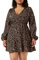 Louche Femme Giovanna-wax-flower Robe, Noir, 42 EU