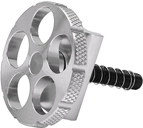 SUNGOOYUE Aluminum Alloy CNC Integrated Hingle Clamp C Buckle Fits for Brompton Folding Bicycle(Silver)
