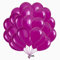 Metallisierte violette Luftballons 15 stück. Luftballons aus natürlichem Latex. Lufballons mit einem Durchmesser von 32 cm. Ideal zur Dekoration von Geburtstags-, Hochzeits- und baby shower.