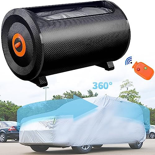 ANXYYDS Autoabdeckung, vollautomatische Autoabdeckung, tragbarer Sonnen- und Wetterschutz, intelligente ferngesteuerte elektrische Schrumpf-Autofensterabdeckungen, vollständige Autoabdeckung,Car