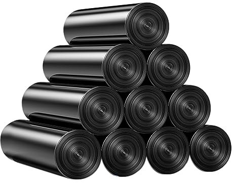 DZYP Sac Poubelle, Sac Poubelle De Cuisine, avec Poignée, pour Bureau,Cuisine,Salle de Bains,Chambre,Résistant, Sacs Poubelle Petit (10 Rolls - 200 Pieces)