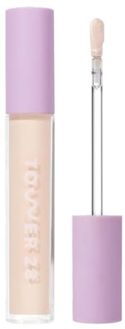 Tower 28 Swipe Serum Concealer - Hydrating Medium-Full Coverage Concealer + Under Eye Brightener - Skin Care Infused Makeup with Hyaluronic Acid + Soothing Centella - 2.0 Fair/Neutral Cool (0.22 oz)