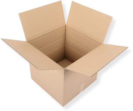 3 St. Karton 475x475x450 mm Höhenvariabel Versandkarton 2-wellig stabil Faltschachtel 2.40 BC-Welle Versandkarton