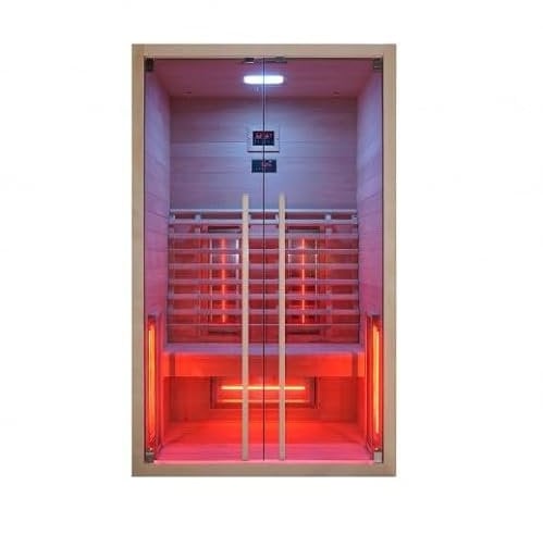 Bagno Italia Sauna Infrarossi 120x100 cm piastre full spectrum radio bluetooth e led