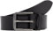 Calvin Klein Herren Gürtel Classic Casual Belt aus Leder, Schwarz (Black), 120 cm