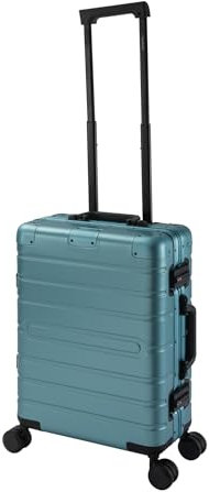Travelhouse Oslo Aluminium Koffer & Trolleys - Robuster Handgepäck Reisekoffer mit 4-Rad Multi Wheel 360° - TSA Schlösser - Koffer mit Gehärteten Aluminiumecken - Leicht & Strapazierfähig