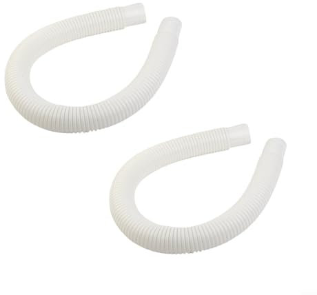 EpheyFIF skimmer piscina fuori per terra, 2 tubi di ricambio per skimmer Intex Skimmer 10531, tubo di ricambio per piscina fuori per terra, 4 x 76,2 cm