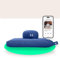 INNER PEACE Yogakissen Rund Meditationskissen Set | Yoga Kissen & Zabuton Meditationsmatte | Bio Baumwolle | Waschbar | Oeko-TEX 100 | Zen Meditation Set (Königsblau)