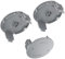 Lot de 3 couvercles de bobine compatibles avec les coupe-bordures Bosch 1600A01R5J UnicersalGrassCut 18/18-26/18-260