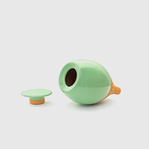 Générique Lutoya Grand Pot | Olla Artisanal Fait-Main 100% céramique | Diffuseur d'eau Autonome pour des Plantes en Bonne santé | Irrigation Lente | Facile, Efficace | OYA Europe - 70 cl (Vert)