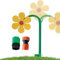Daisy Sprinkler | Rasensprinkler Tanzende Blume | 360 Grad Wasserblume Für Garten | Blume Wassersprinkler | Rasensprenger Wasser Sprinklersystem Für Hunde | Wasserspiel Garten Regner Für Hof Rasen