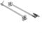 2PCS Cabinet Cupboard Door Flap Stay Hinges Down Drop Lid Support Sliding Rail Sturdy Drop Lid Support For Cabinet Cupboard Doors(8inch)