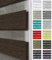Home-Vision® DuoRollo Klemmfix, Doppelrollo ohne Bohren mit Klämmträgern, DuoRollos für Fenster und Türen (Holzlook Braun, B125cm x H130cm)