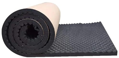 Baketron Premium Noppenschaumstoff (ca.50cm x 200cm x 2cm) Raum Akustik Schaumstoff Akustikschaumstoff Schall Dämmung