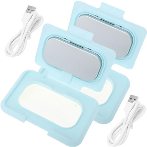 KOMBIUDA Feuchttuchwärmer Aus Abs Tragbarer Wischtuchwärmer Mit Konstanter Temperatur Für Unterwegs Kompakter Taschentuchwärmer Für Angenehmes Windelwechseln