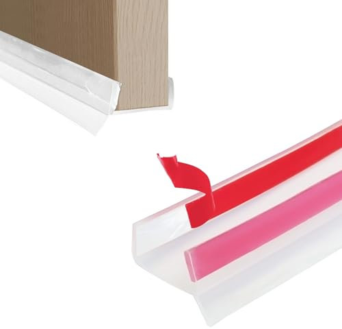 Zócalo de cocina de goma, perfil de sellado para zócalos de cocina, alta elasticidad, goma de silicona transparente, perfil de sellado de zócalo empotrable en cocina, zócalo de cocina (3M)