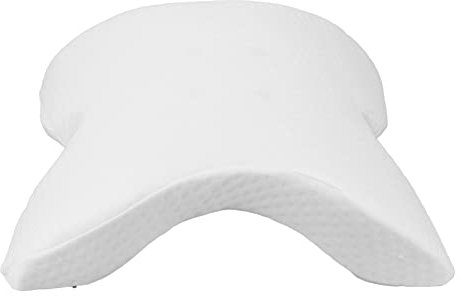 BAFOVY Memory Foam Arm Pillow, u Form Weißes Schlaftkissen mit Armloch, für Reisen, Nickerchen, Büroangestellte, Verhindern Sie den Schmerz Im Unteren Rücken