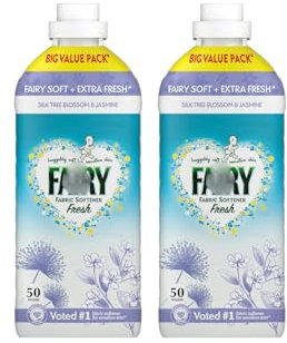 Fabric Conditioner 50W - Silk Tree Blossom & Jasmine - Discover The Power Of Freshness With Fabric Conditioner. The Softness You Love Now With Extra Freshness! - Pack Of 2