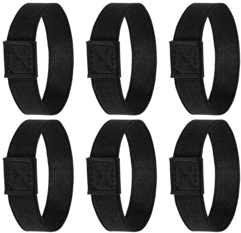 CIATBYYJ 3 Pairs Shoe Straps for Heels Detachable PU Leather Shoes Strap for Heel Anti-Loose Wide Elastic Strap Adjustable Stretchy Shoe Straps for Women Holding Loose High Heels (Black)