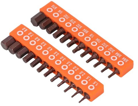 Fafeicy Hex -Kopfbohrer -Bit Set Set Langable und SAE Sechskantbit für den Industriellen Gebrauch 25mm mit Lagerhalter für Vielseitige Aufgaben