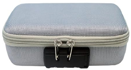 Ronyme Coffret de Rangement avec Cadenas à Code, Boîte de Sécurité en EVA Rigide, Boîtier de Verrouillage Multi-Usage pour Maison, Voyage, Bureau, Affaires Privées, Protection Anti-Choc
