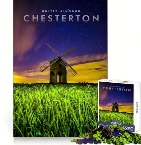 Chesterton 1000-Teile-Puzzle für Erwachsene Geistige Schärfe,Achtsame Freizeit,Präzise Passform,Feines (50x75cm)