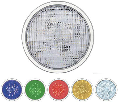 LED PAR56 RGB+CCT Poollampe Poolleuchte Poolbeleuchtung Lampe für Unterwasser Unterwasscheinwerfer MiLight PW01 Farbwechsel und Weiß CCT mit Fernbedienung oder App Alexa DMX (Einzeln)