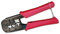 PremiumCord Pinza crimpatrice per Cavo telefonico e Rete 4,6,8 Fili, Universale, RJ11 RJ12 RJ45, Colore Rosso e Nero