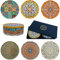 Totally Türkische Getränkeuntersetzer Set von 6 – Einzigartiges mediterranes Design Untersetzer-Set für Tisch, rustikale Untersetzer mit Rutschfester Korkrückseite – Tassen-Untersetzer, Geschenk-Sets